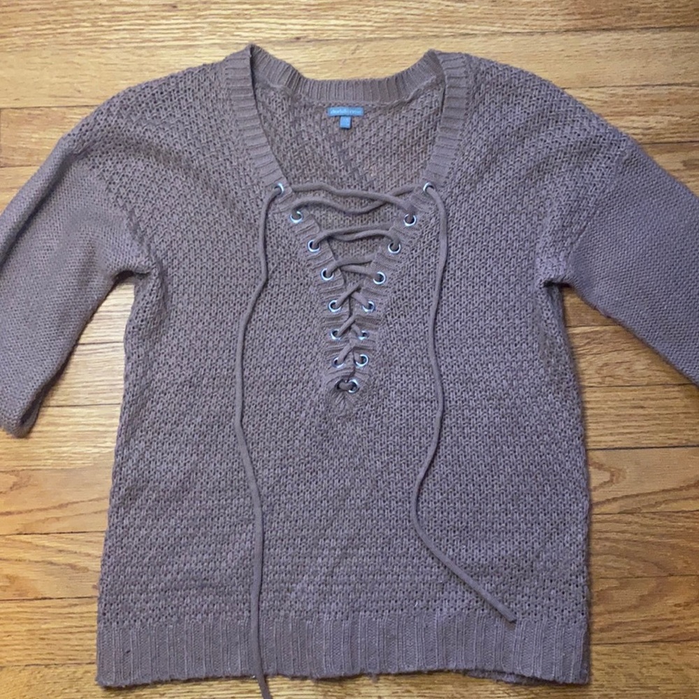 Pinkish tan Charlotte Russe xs sweater